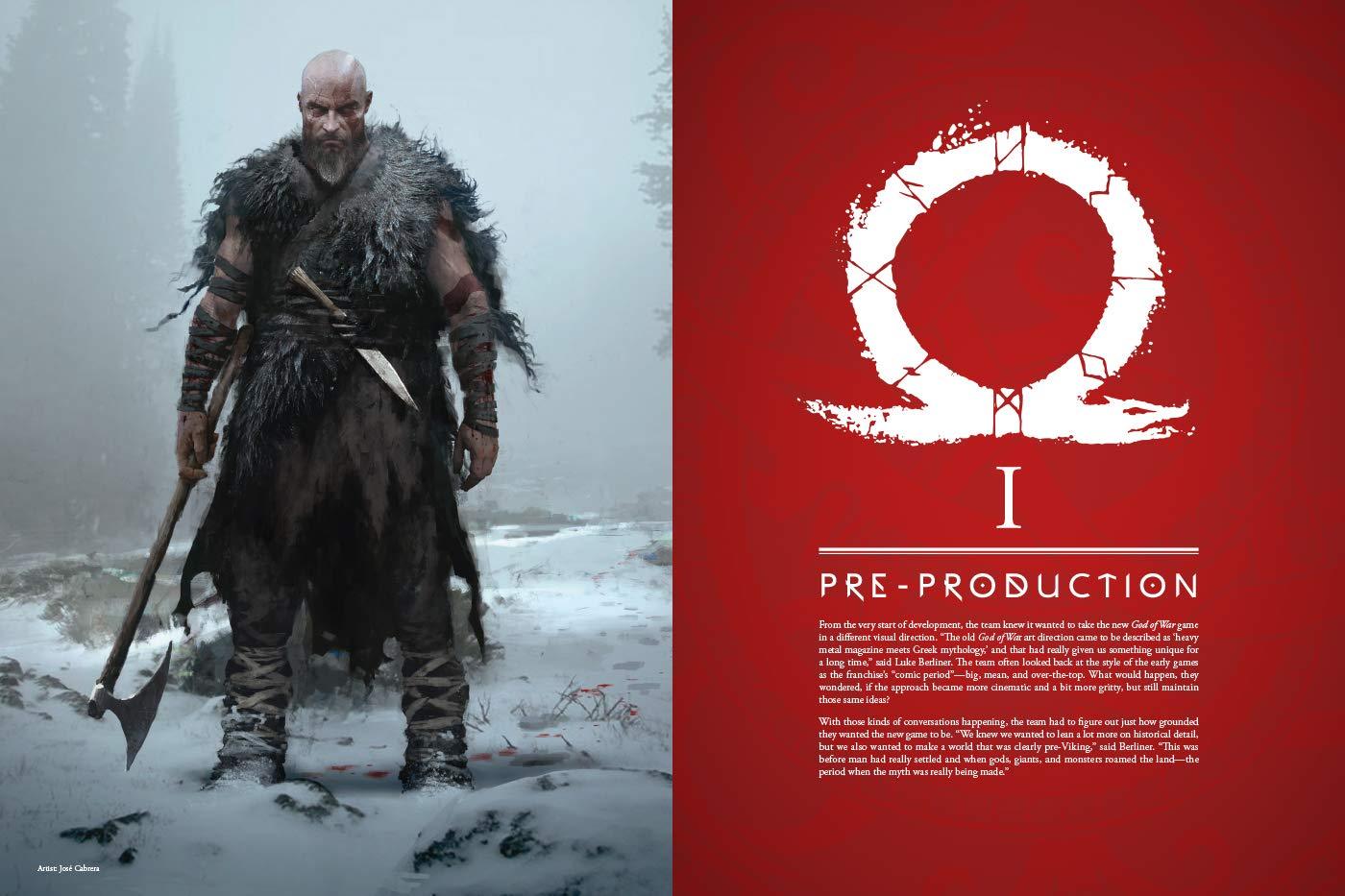 GOD OF WAR PS4 LIBRO DE ARTE