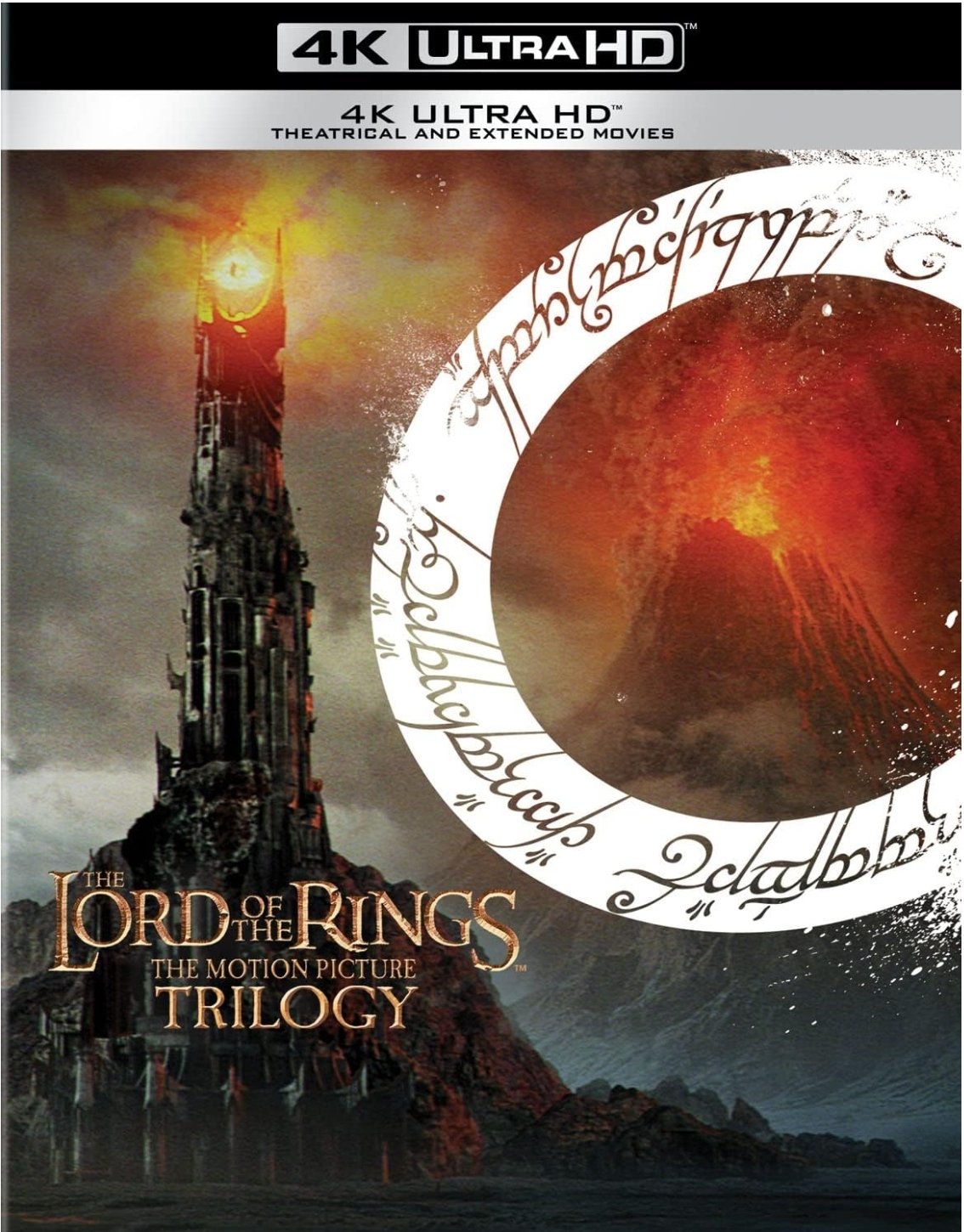 THE LORD OF THE RING TRILOGY BLU-RAY 4K